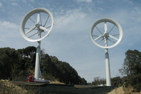 風レンズ風車発電